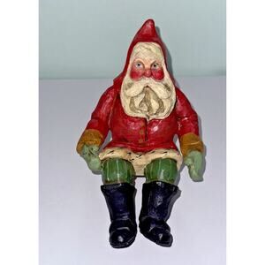 Denise Calla 1988 House of Hatten Vintage Santa Shelf Sitter